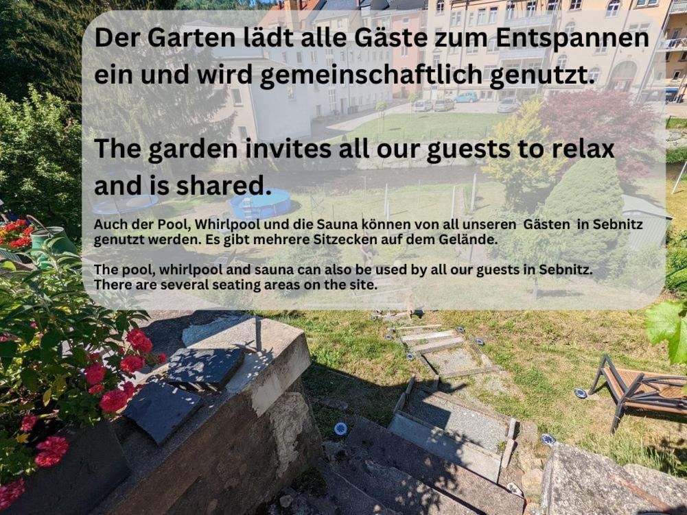 Uo3 - Urlaubsmagie- Urlaubsoase Mitten In Sebnitz Dış mekan fotoğraf
